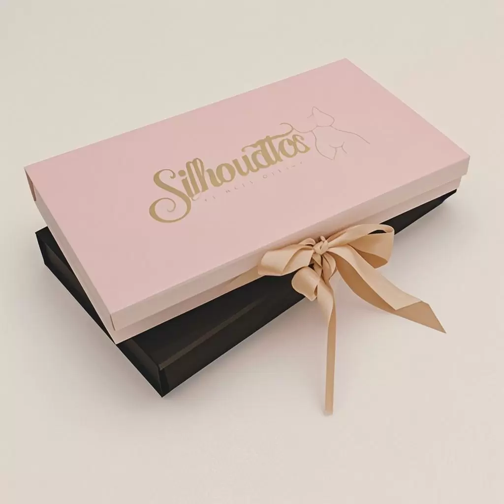 caixa de duas peças