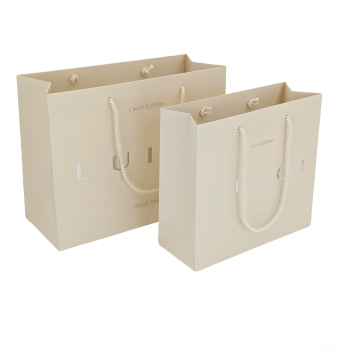 Sacolas de papel de luxo Sacolas de papel de luxo