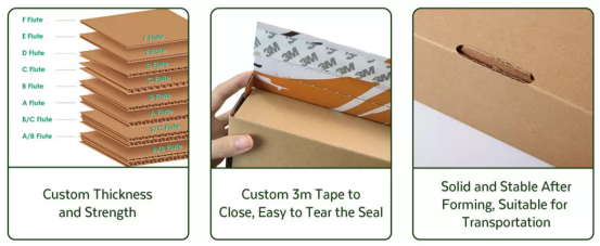 fábrica de caixas de papelão para tampa e base