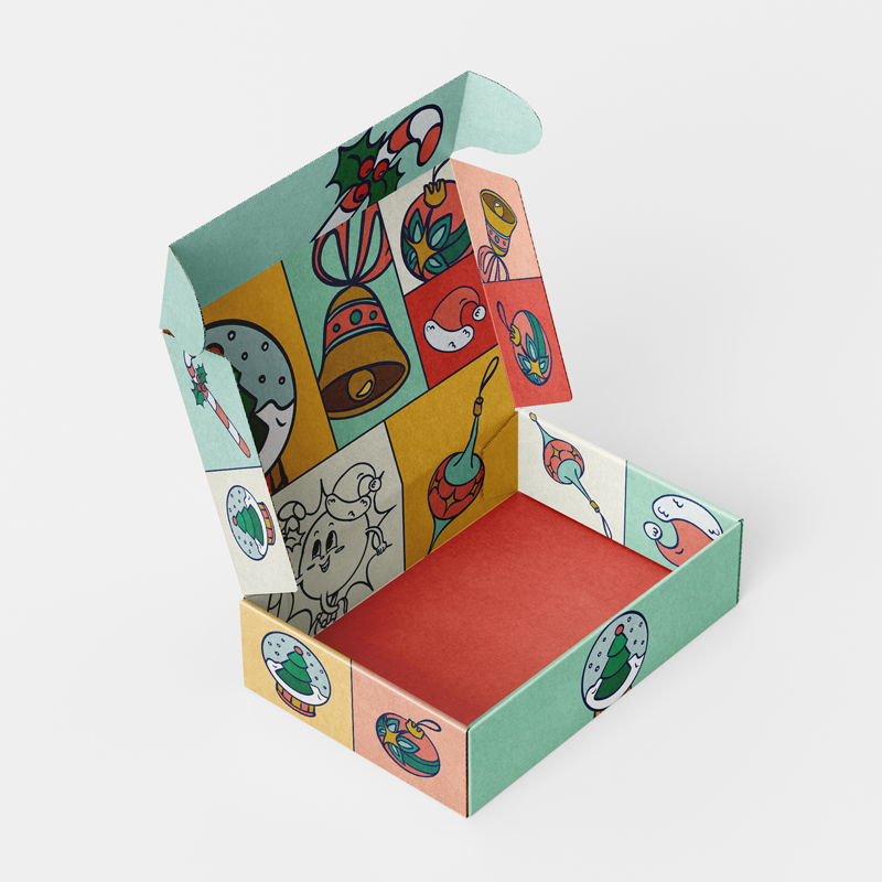  Caixas de papelão ondulado para presente