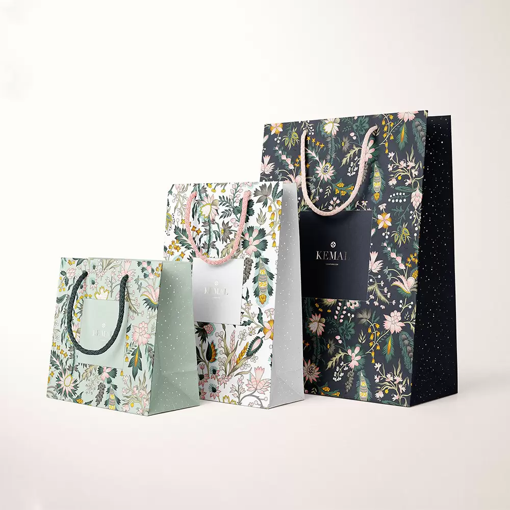 Sacolas de papel impressas personalizadas