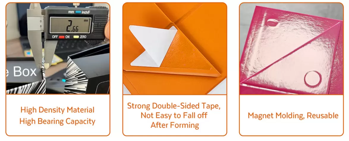 caixa de fechamento magnético