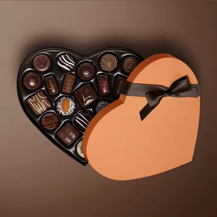  Caixa de embalagem de chocolate 