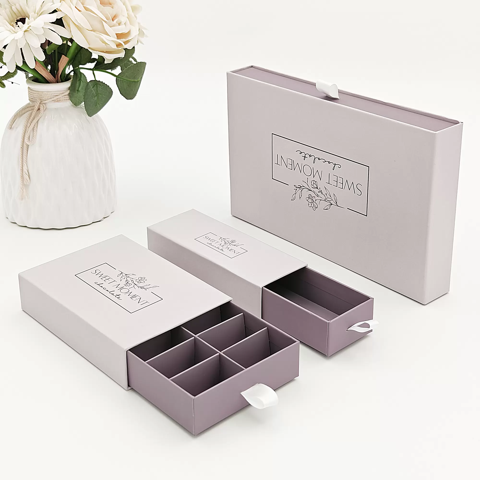 Caixas de gaveta rígidas personalizadas