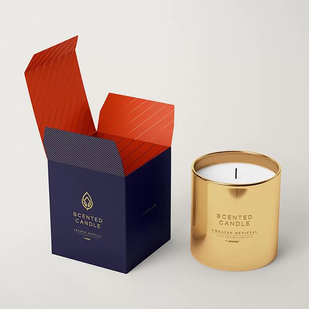 Caixas de velas personalizadas e personalizadas