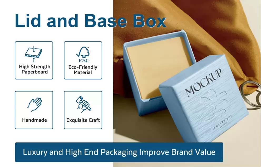 Caixa de presente de duas peças Caixa de presente de duas peças