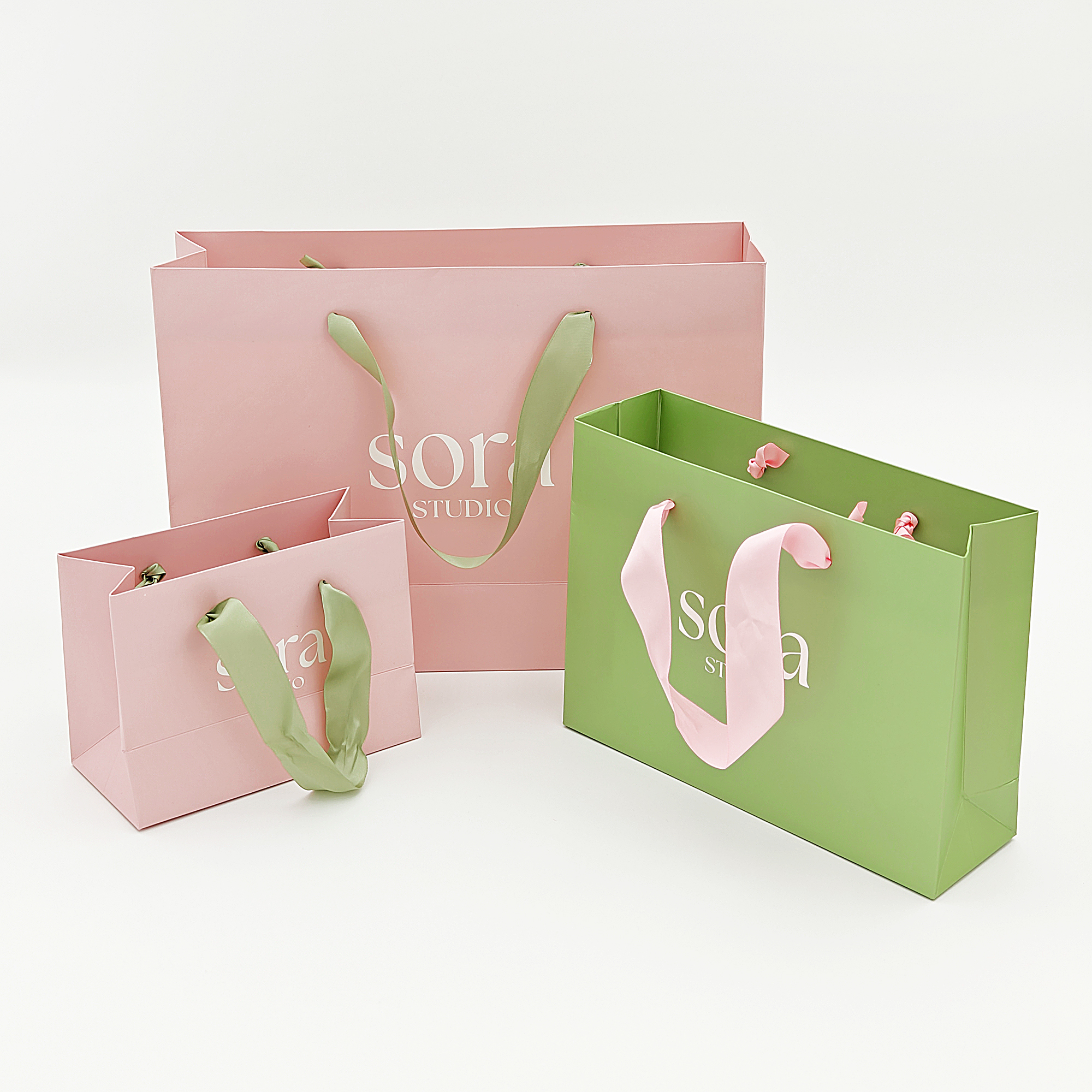 Sacolas de compras impressas
