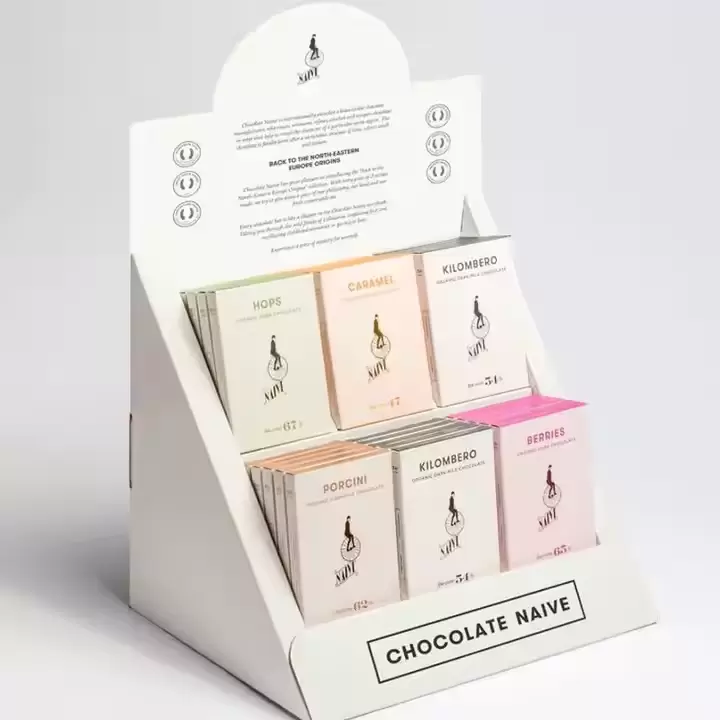 Caixas de papelão para exposição no varejo Caixas de papelão para exposição no varejo