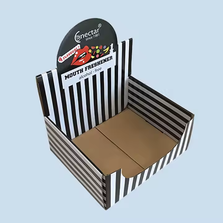  Caixa de papelão para exposição 