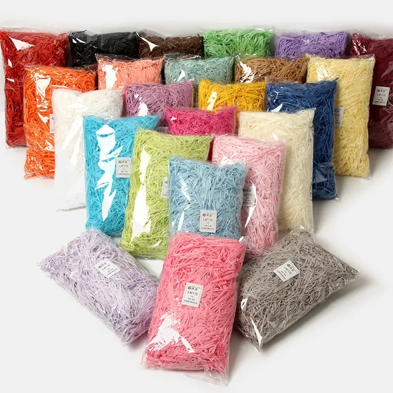  Pedaços de papel de ráfia 