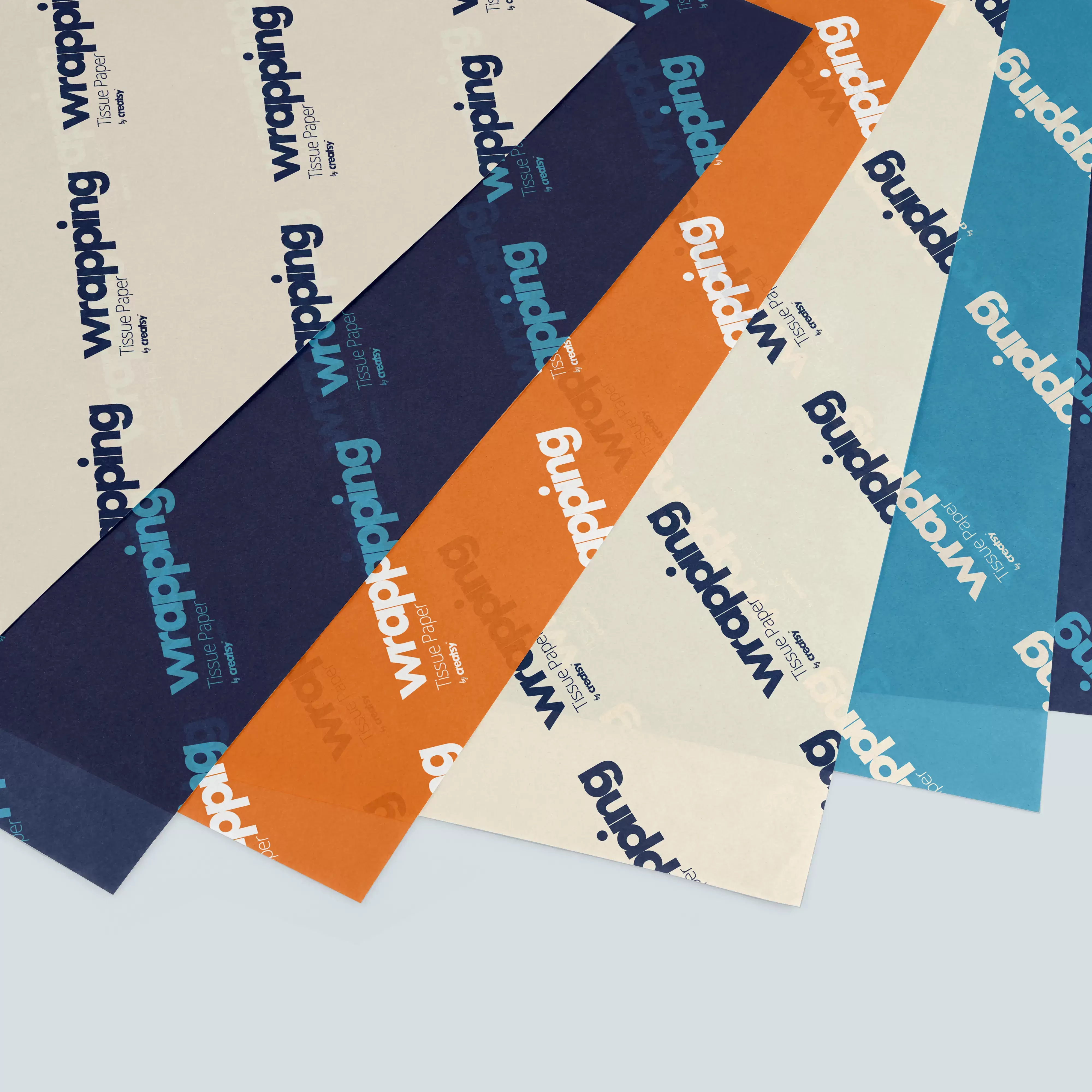 Papel de embrulho ecológico personalizado