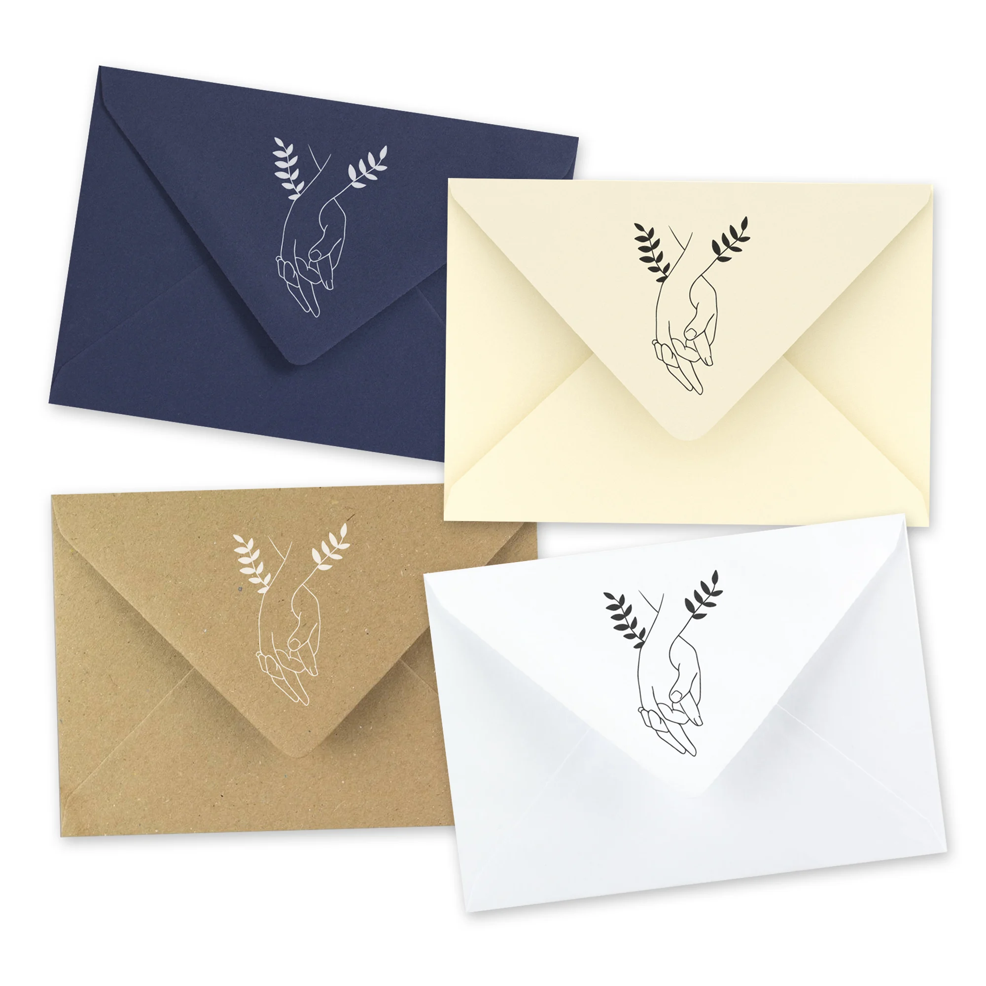  Cartões e envelopes impressos 