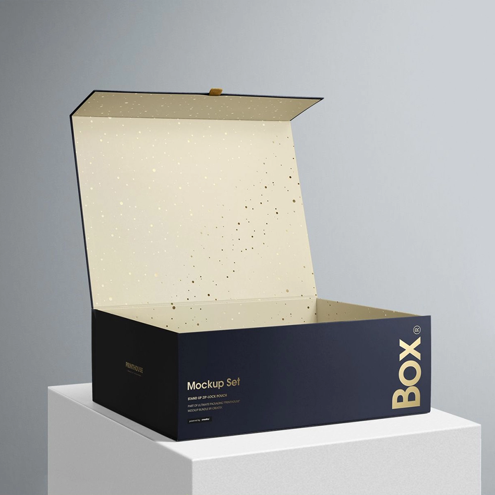  Caixa de papelão magnética 