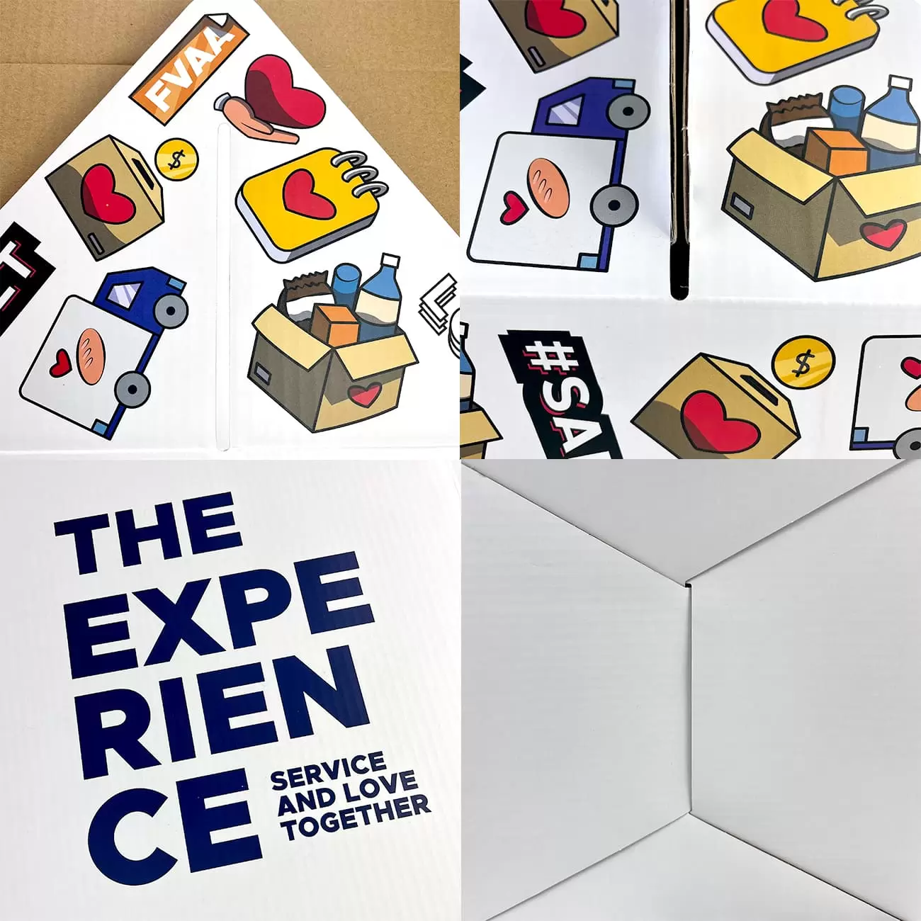  Caixas de embalagem de papelão ondulado 