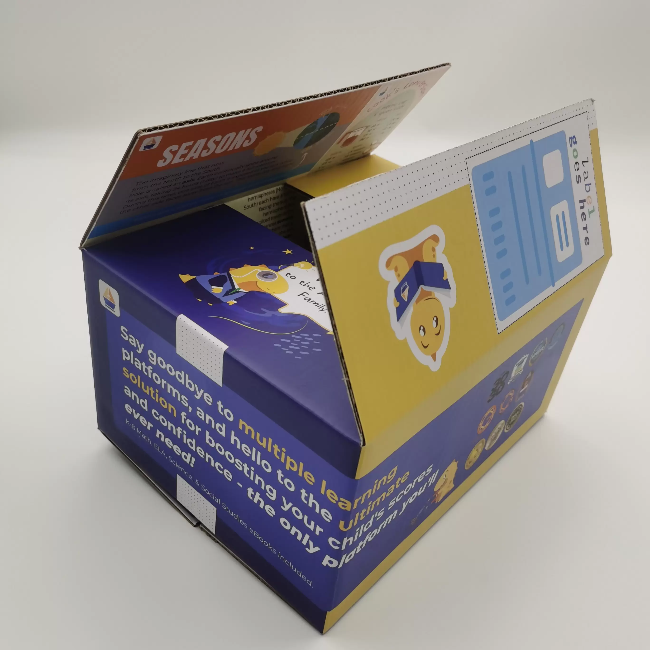  Caixa de papelão ondulado personalizada 