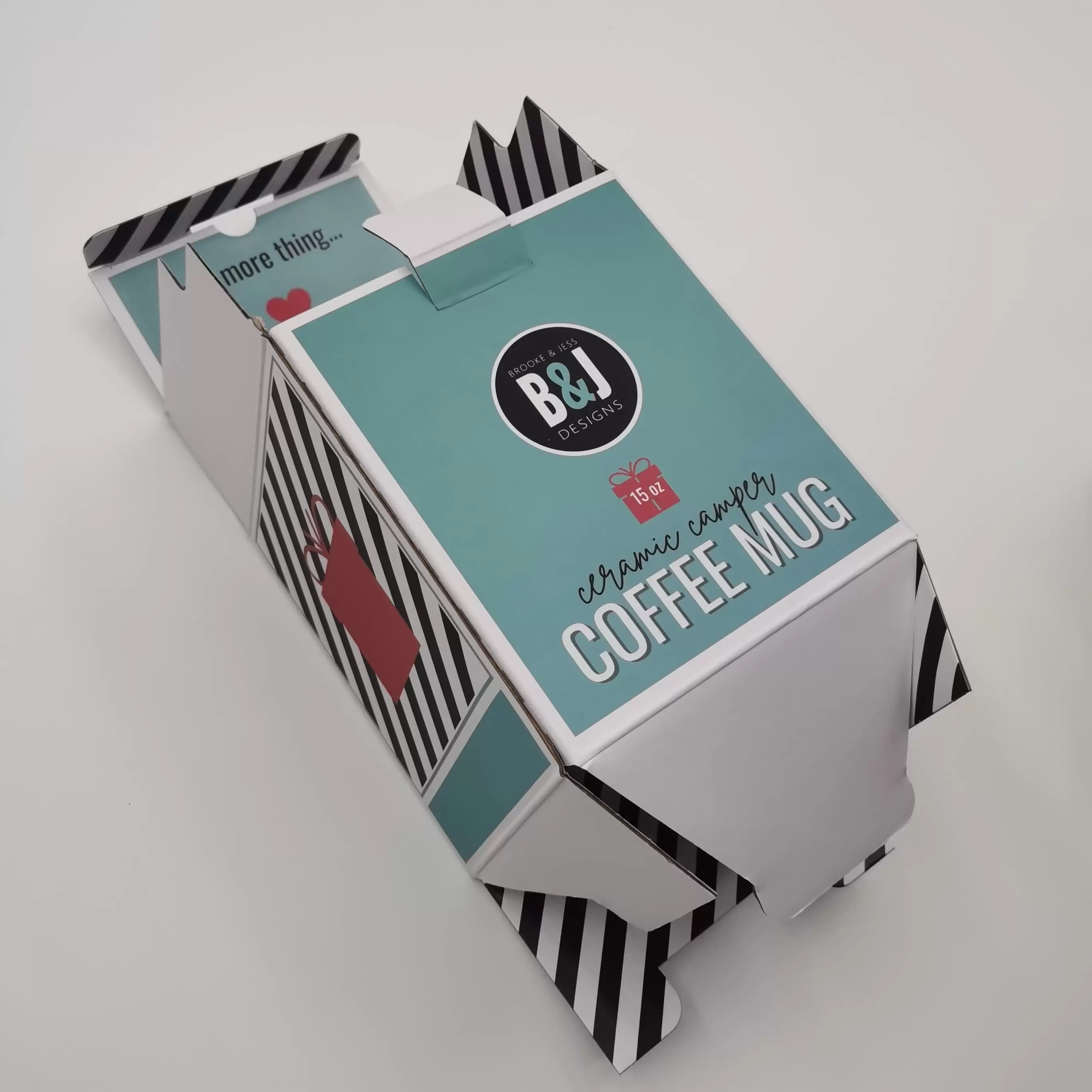 Caixa de papelão ondulado impressa