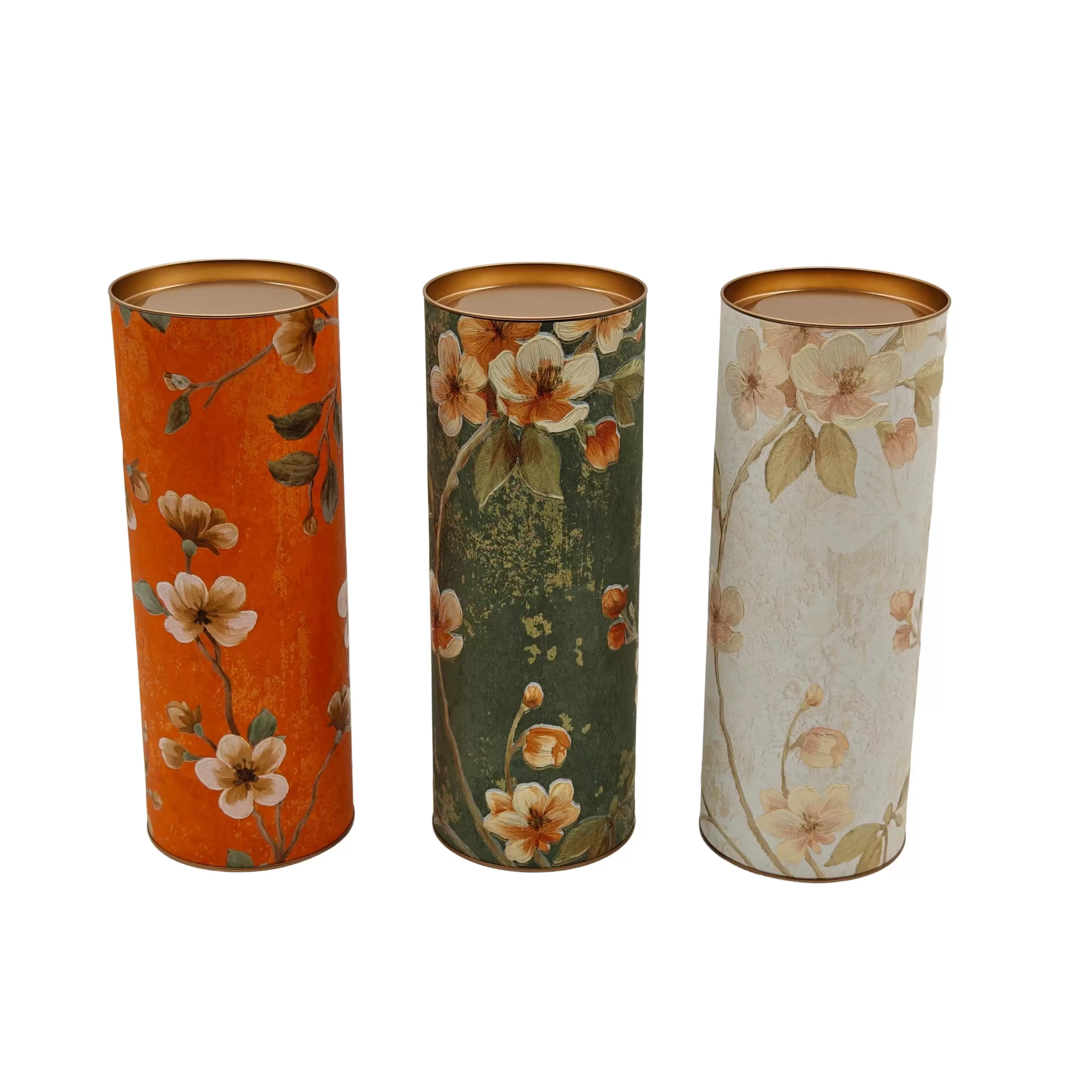 Caixas de papel&atilde;o cil&iacute;ndricas 