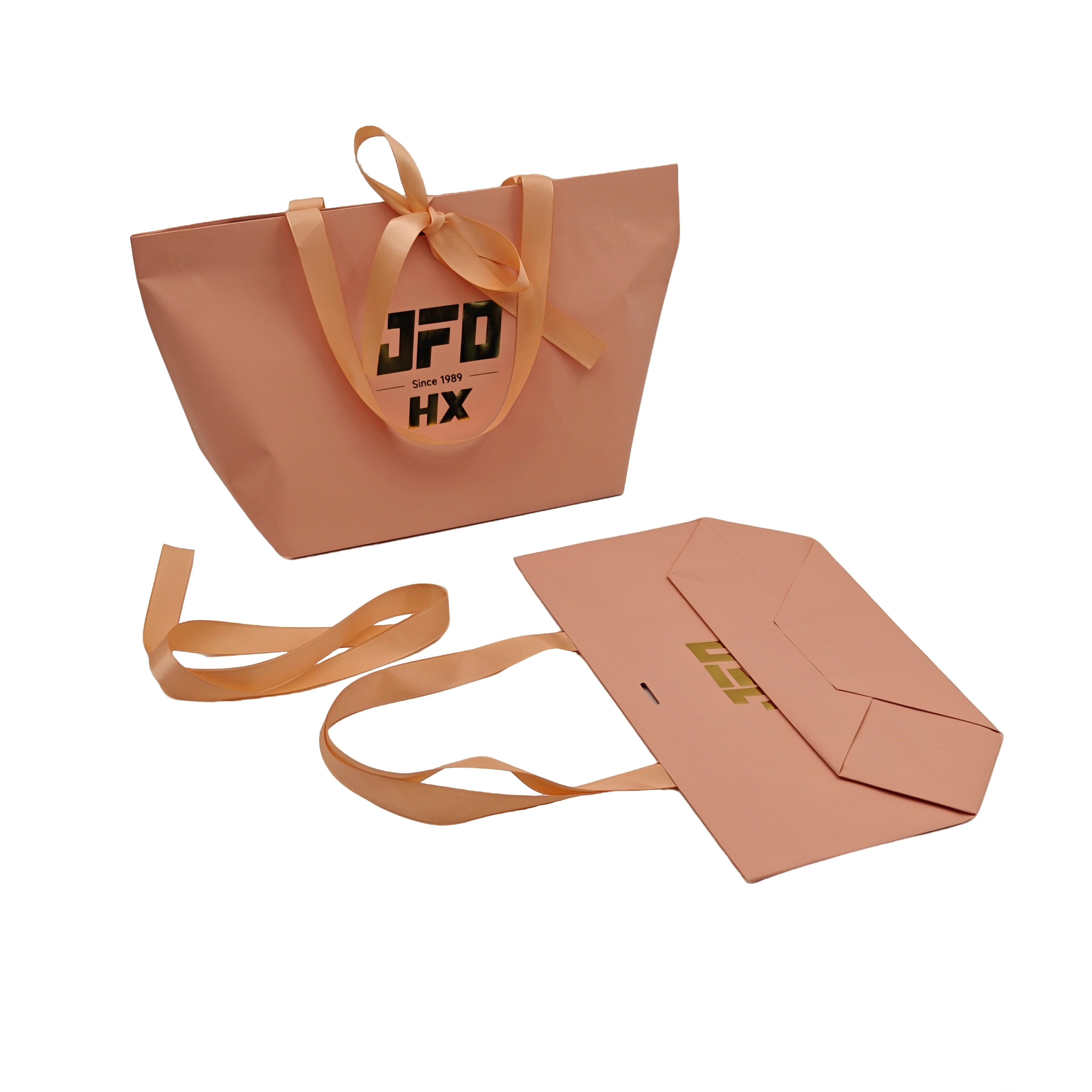  Sacola de papel com logotipo personalizado