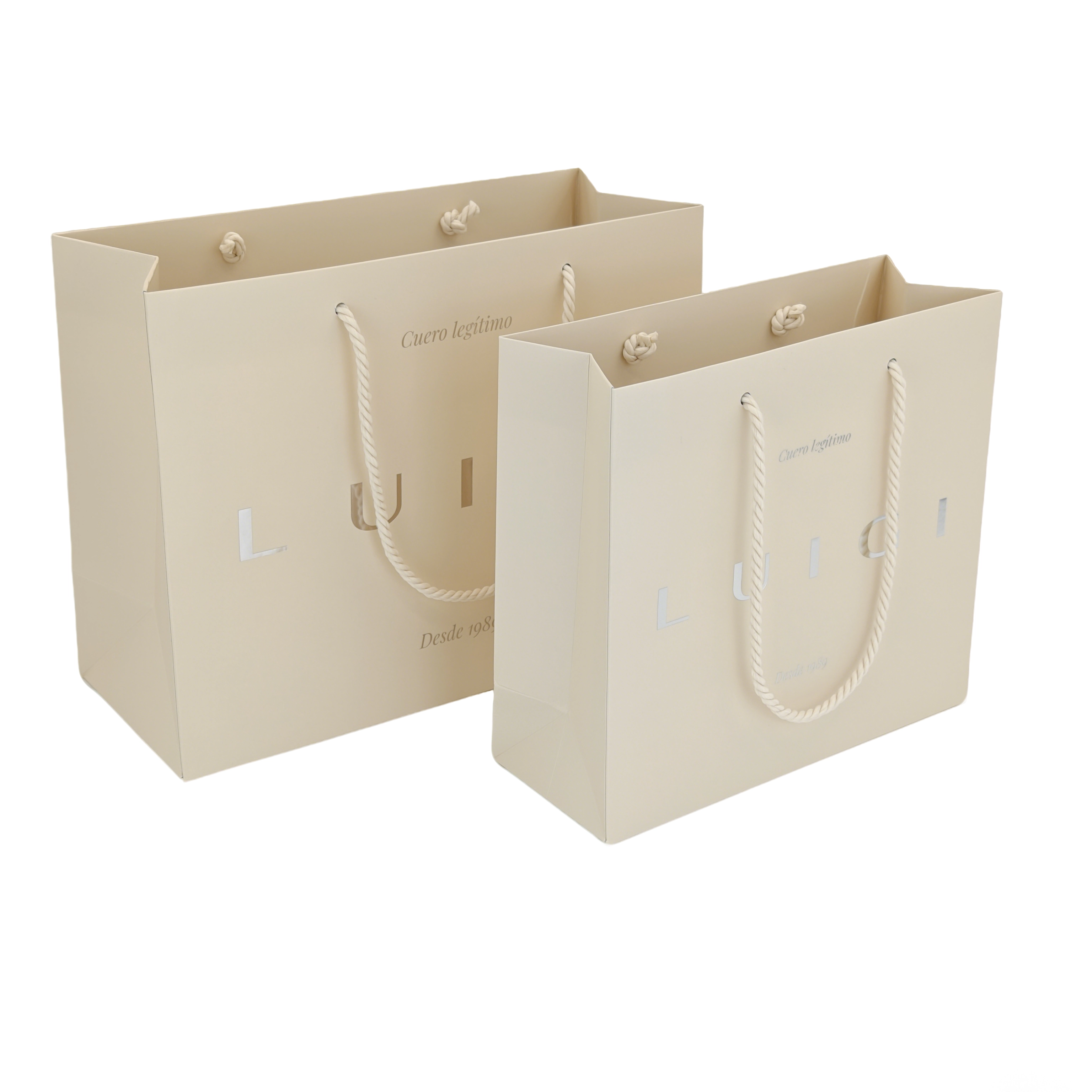  Sacolas de papel 