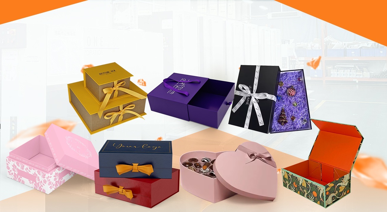 Caixas de presente de papelão