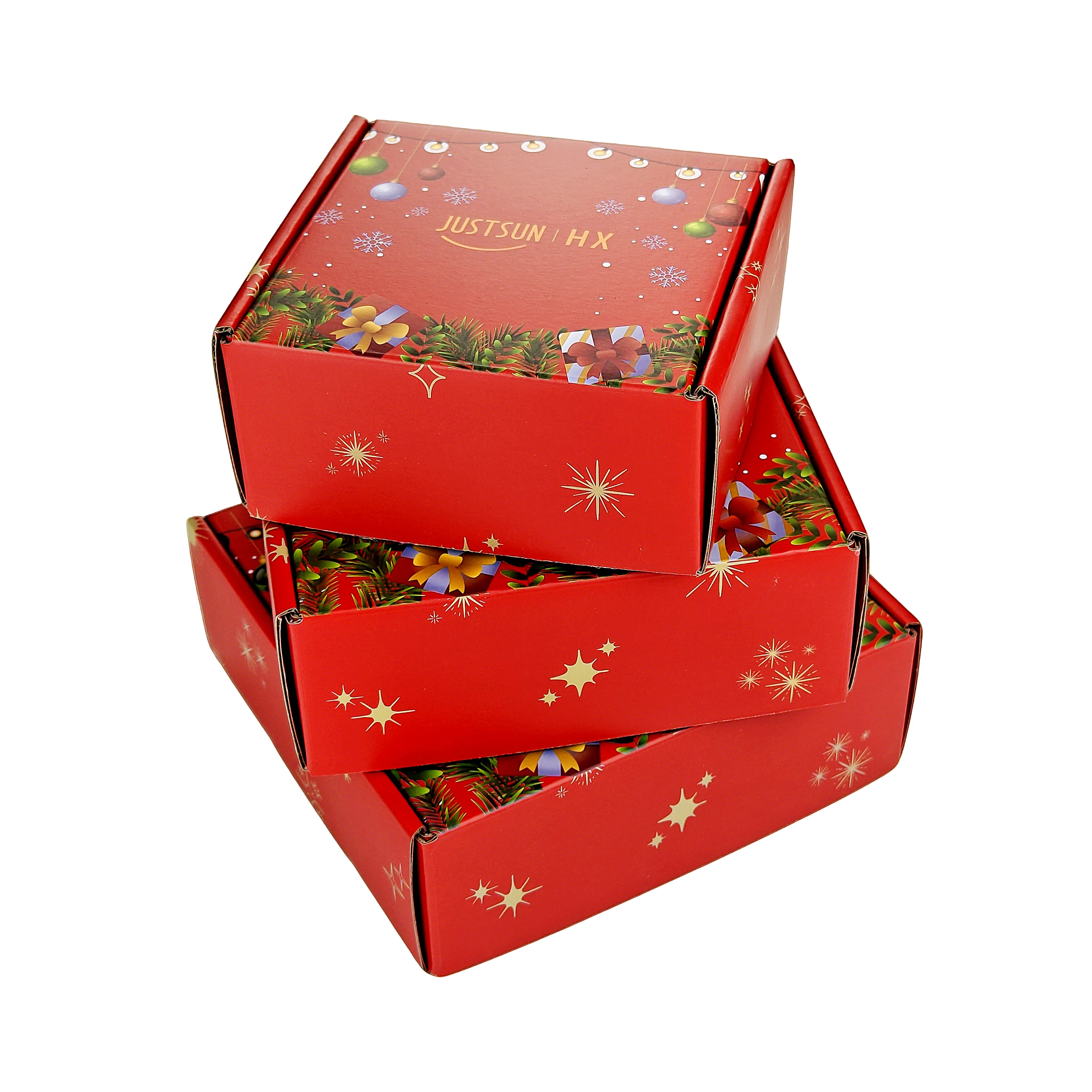 Caixas de presentes de Natal