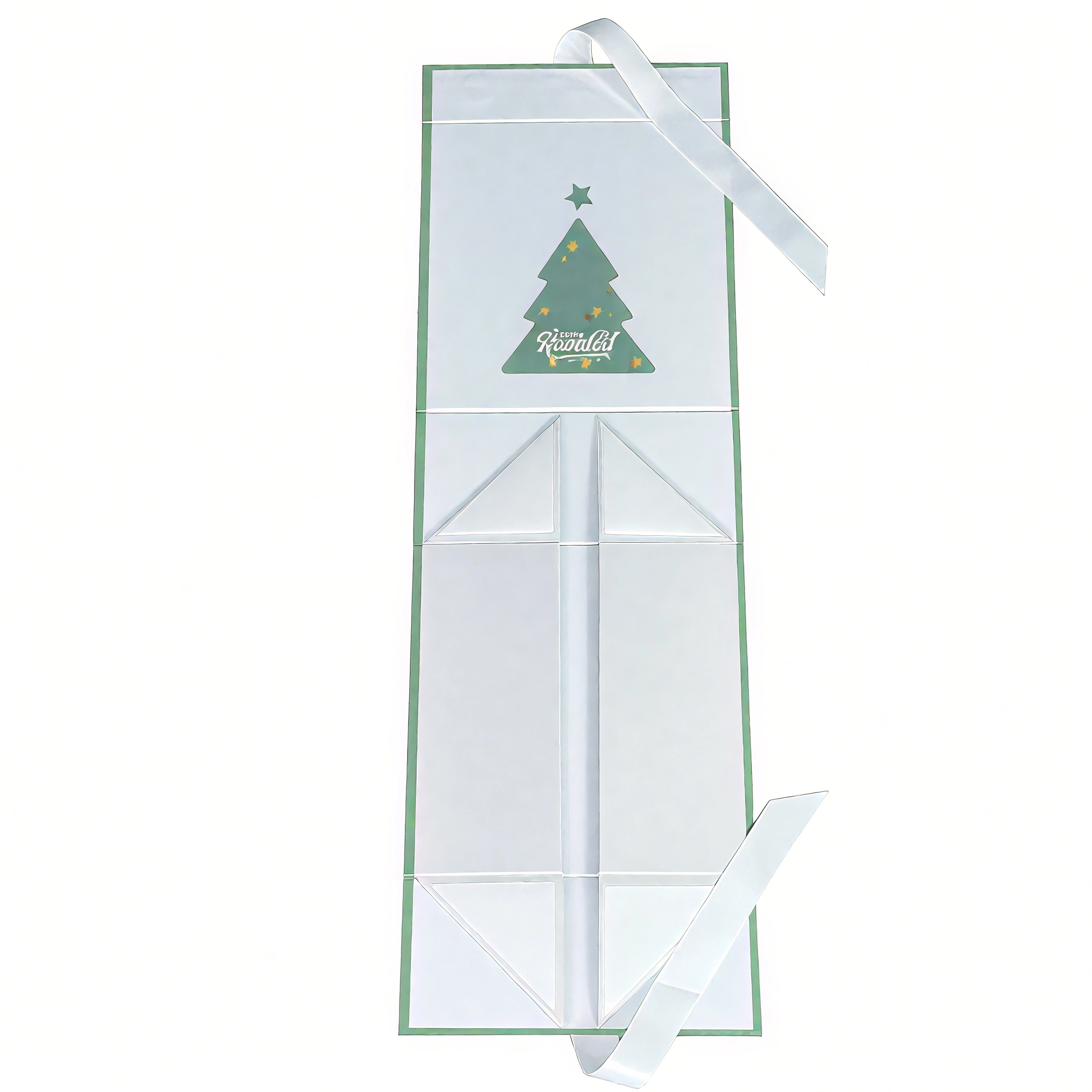 Caixa de presente de Natal dobrável