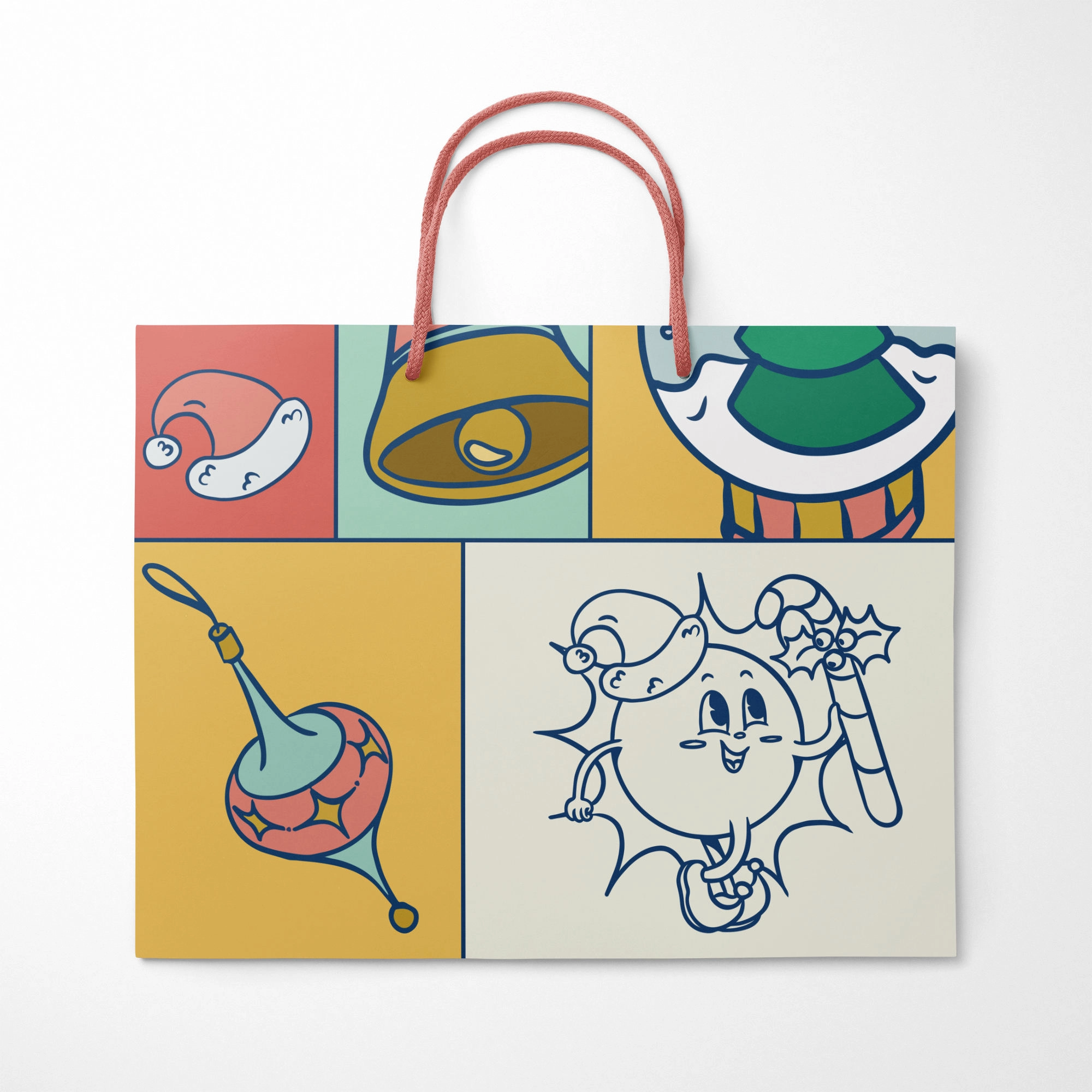  Sacolas de presente de Natal 