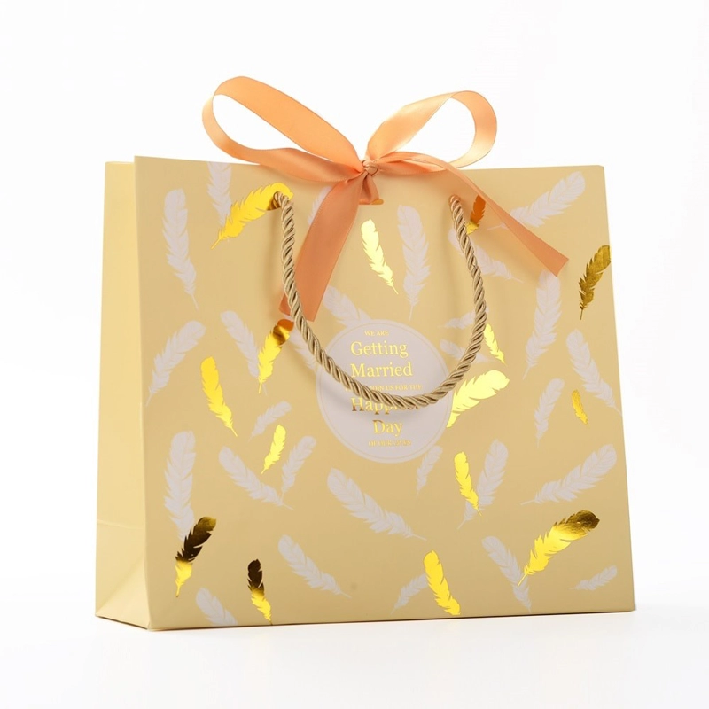 Sacolas de presente de papel impressas personalizadas