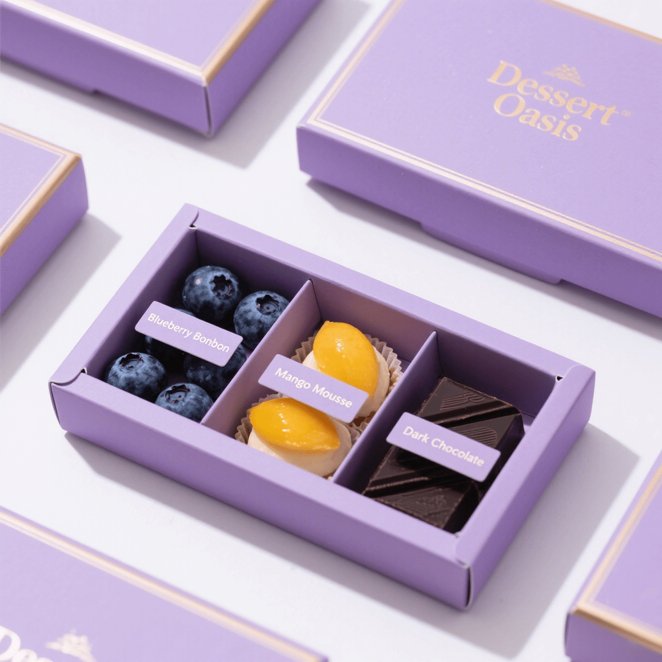 Caixas de chocolate