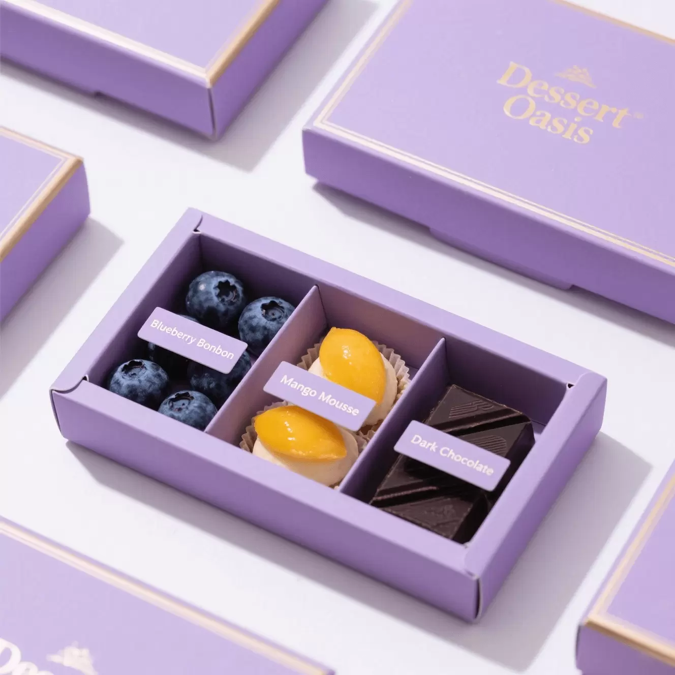 Caixa de presente de chocolate