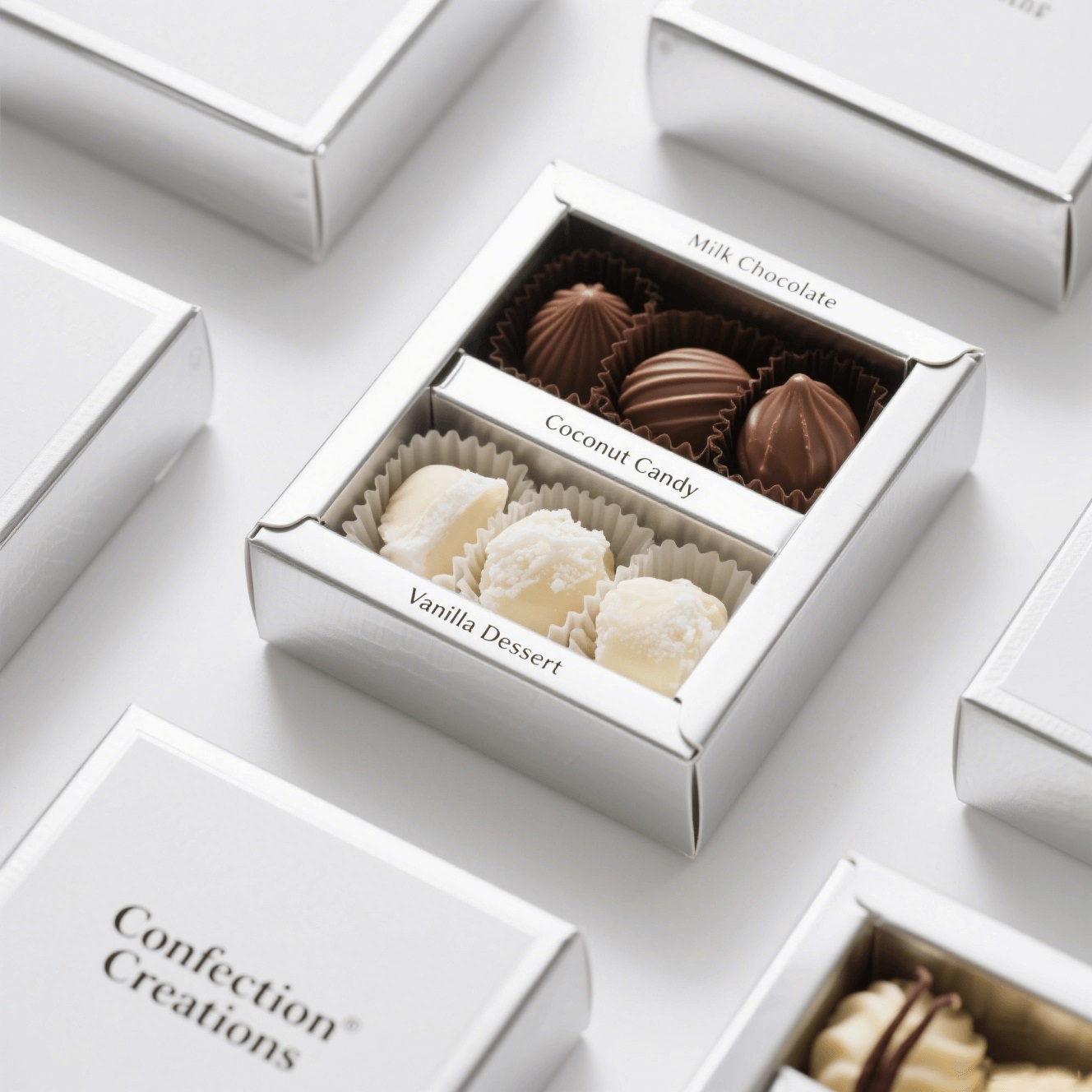 Caixas de chocolate