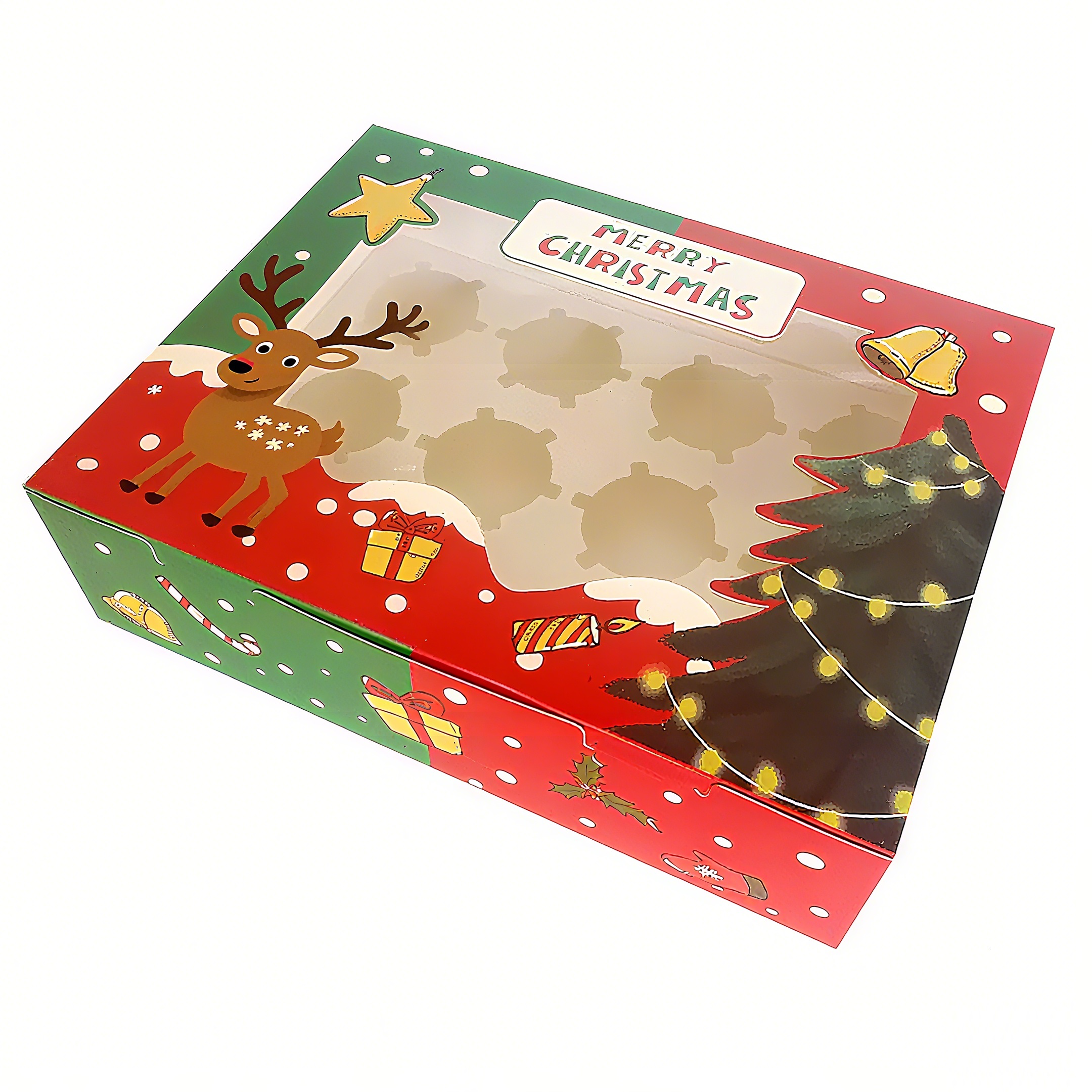 Caixas de presente de chocolate de Natal personalizadas