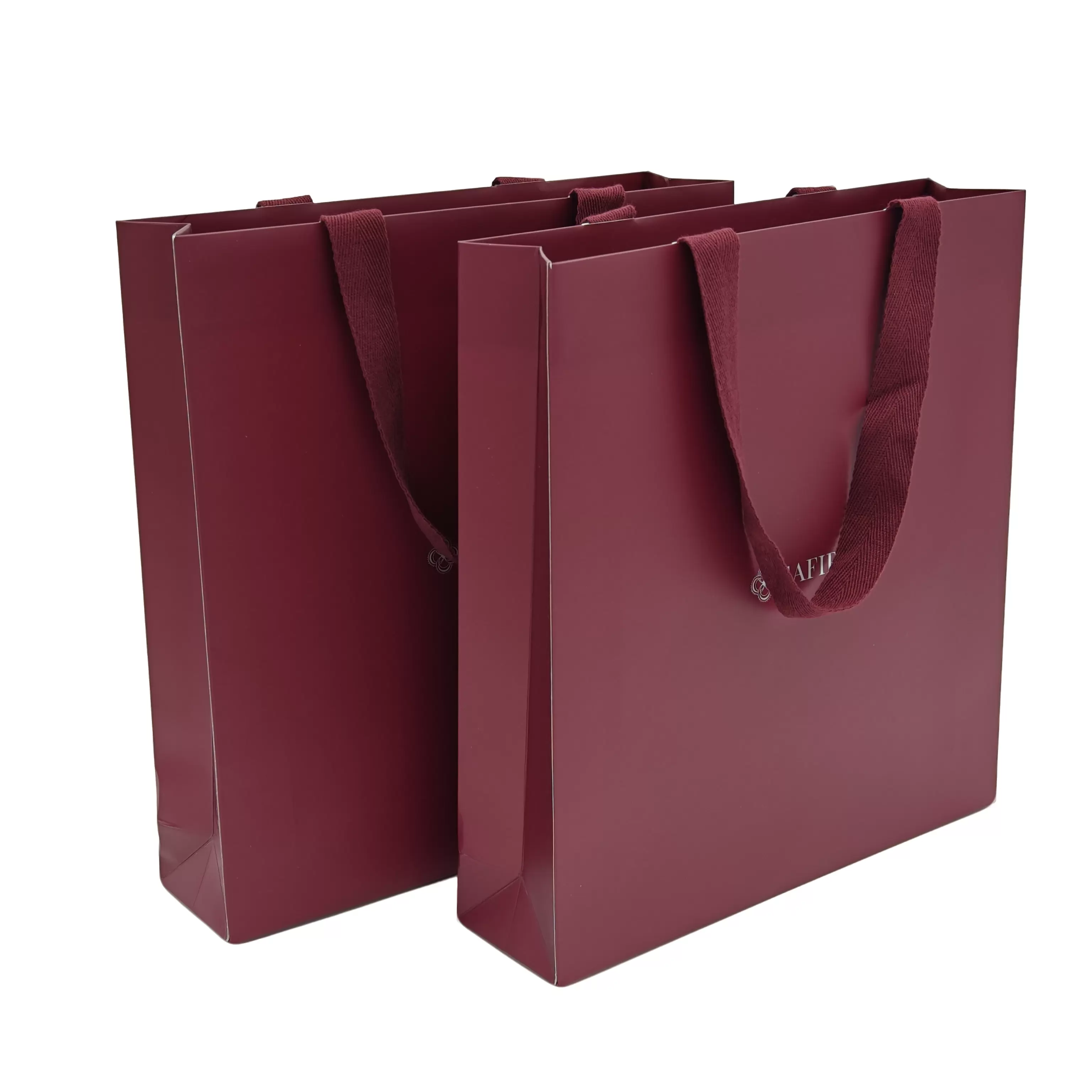 Sacolas de papel de luxo